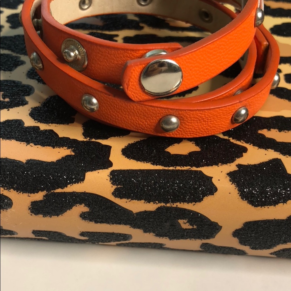 Pave Infinity Rhinestone Wrap Bracelet w/ studs - Picture 8 of 8